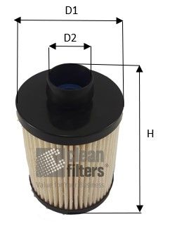 CLEAN FILTERS Degvielas filtrs MG1677